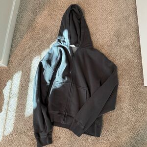Aritzia Sweatfleece Perfect Fit Zip-Up Hoodie